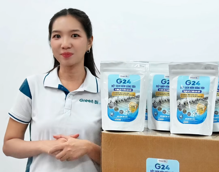 G24 chuyên trị nấm đồng tiền trong ao tôm G24 chuyên trị nấm đồng tiền trong ao tôm