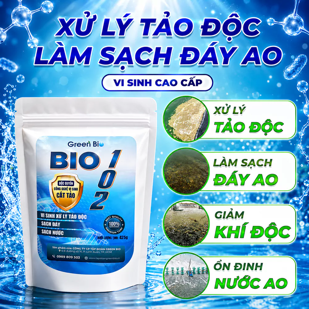 Bio 102 Vi sinh xử lý tảo độc