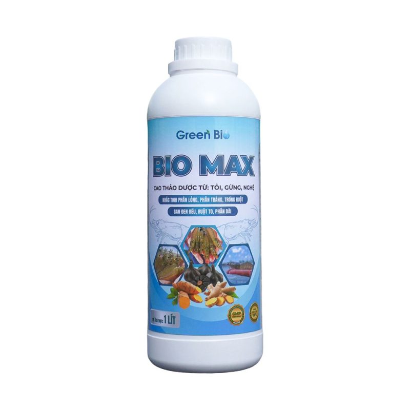 Bio Max - Hỗ trợ điều trị bệnh gan tụy và đường rột cho tôm
