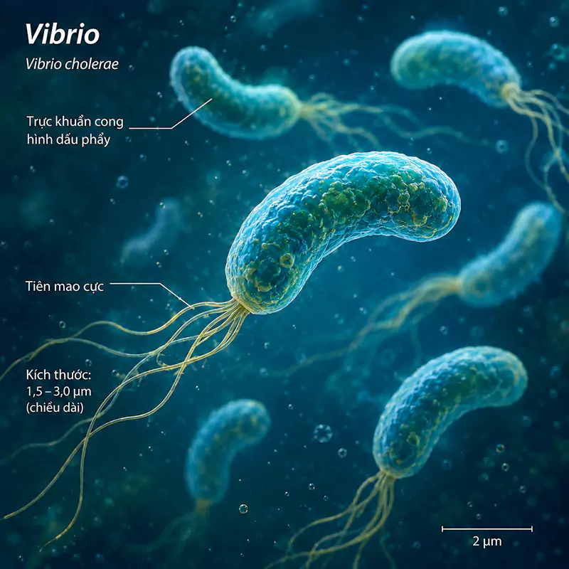 Vi khuẩn Vibrio là gì Vi khuẩn Vibrio là gì