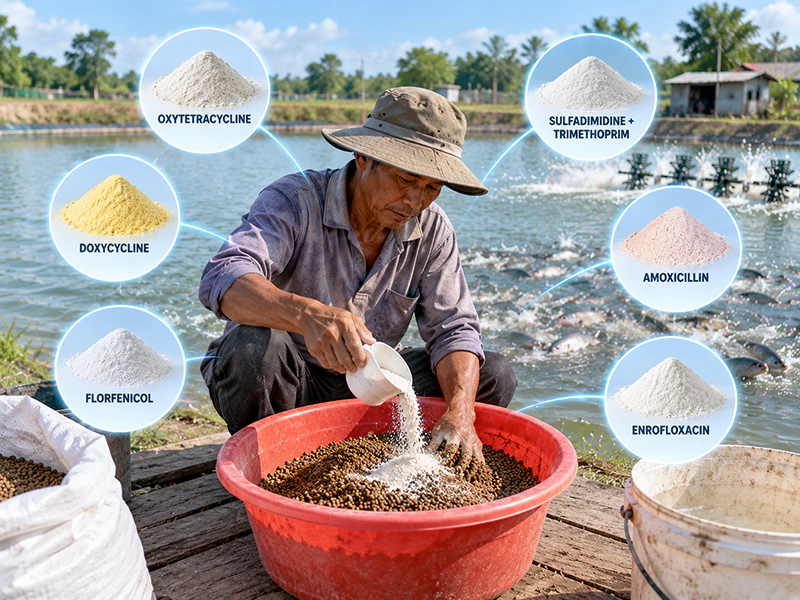 Kháng sinh trong nuôi trồng thủy sản kháng sinh thủy sản