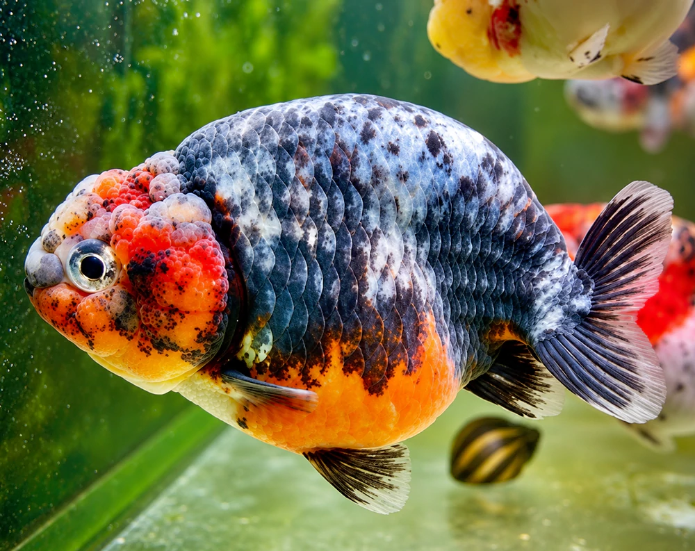 Cá vàng bị nấm trắng
